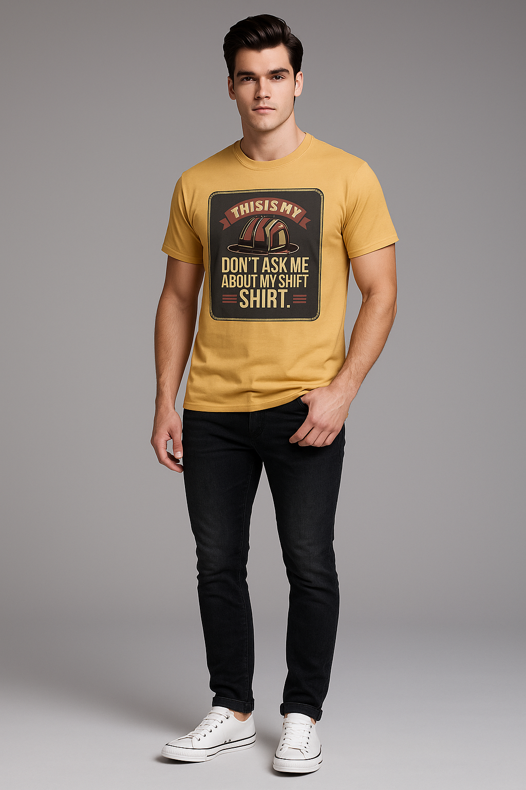 This Is My Don't Ask Me About My Shift' Shirt - Firefighter T-shirt, Mocktops t-shirt