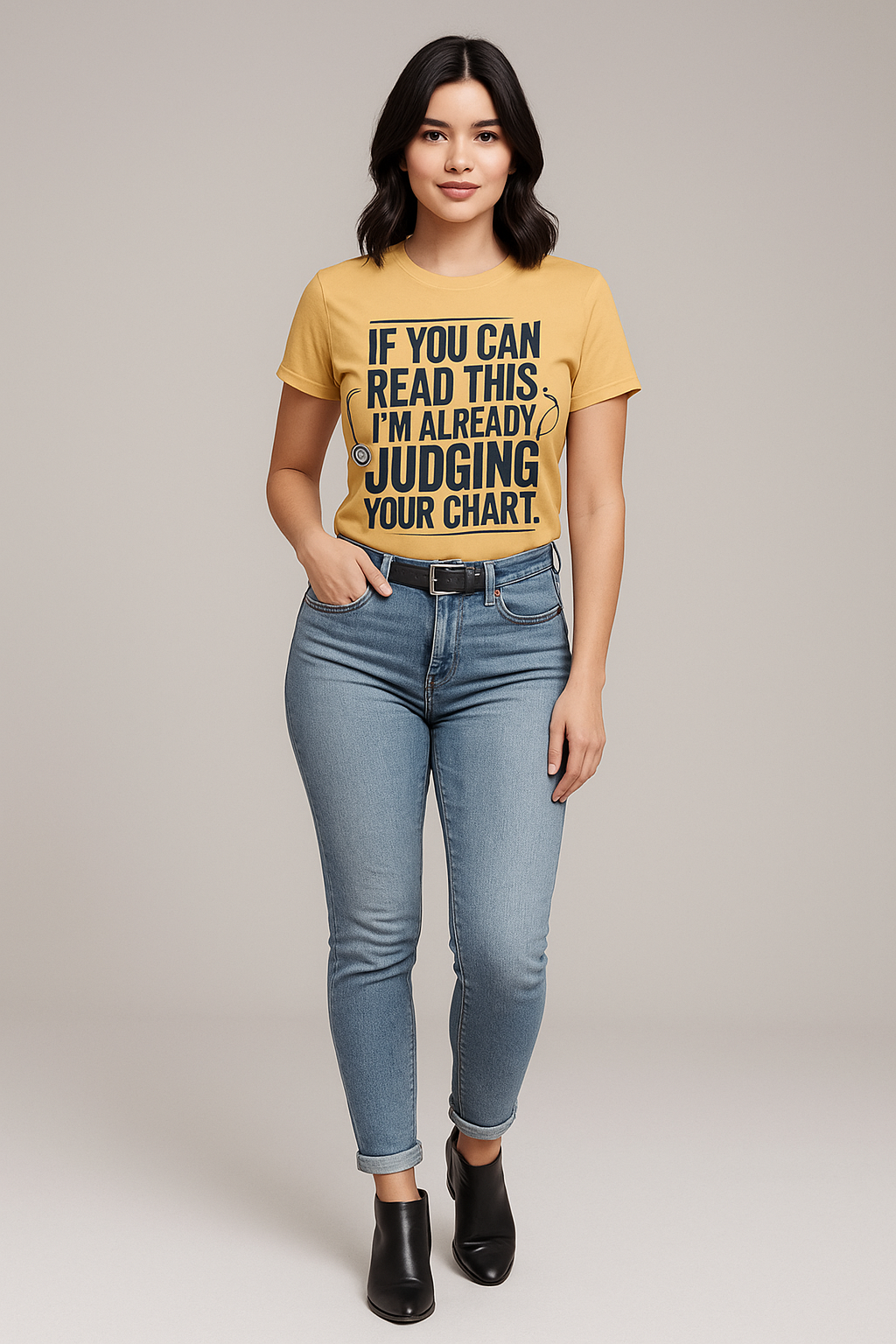 Nurse 10If You Can Read This, I'm Already Judging Your Chart - Nurse T-shirt, Mocktops t-shirt