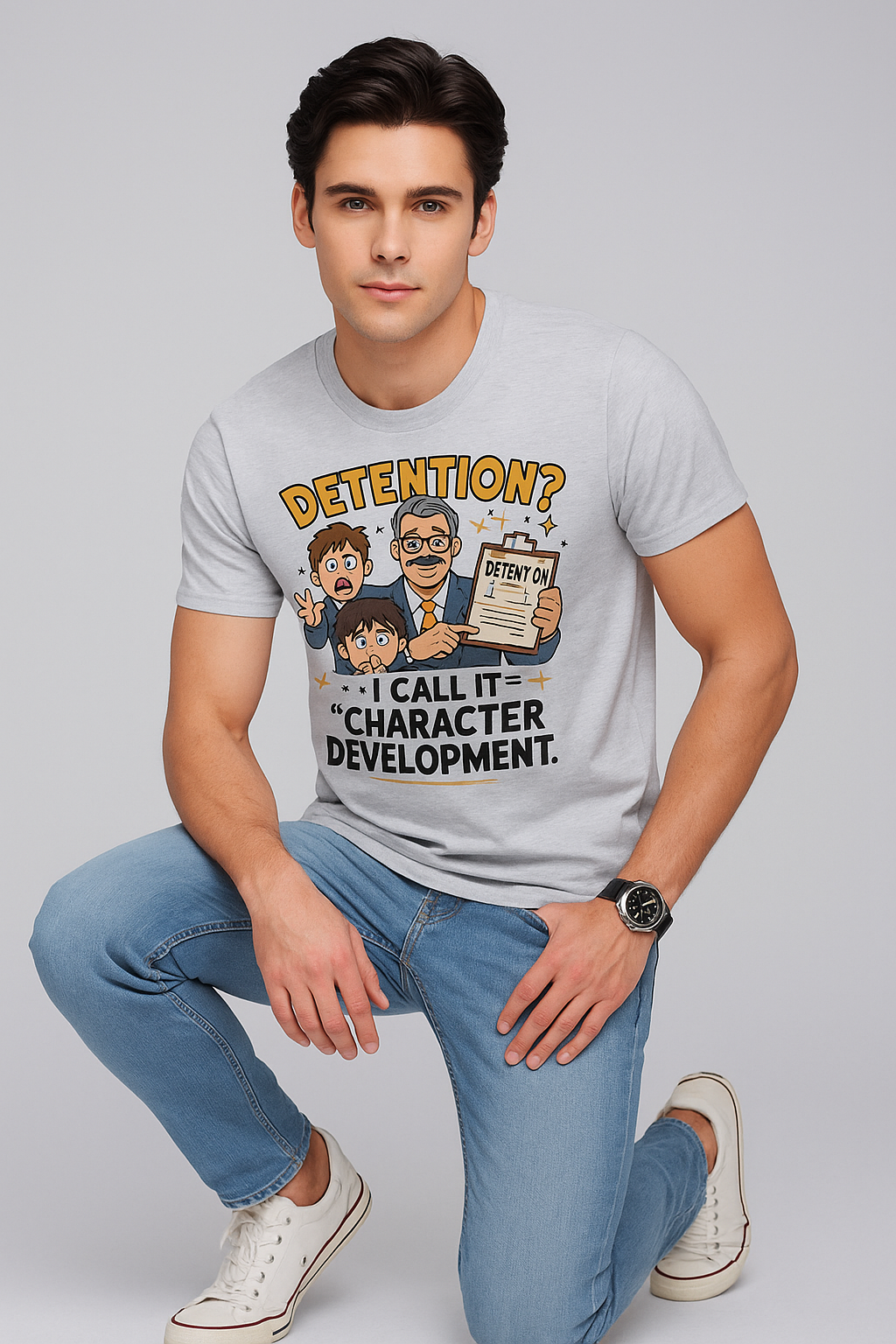 Detention? I Call It "Character Development" Tshirt, Principal T-shirt, Mocktops t-shirt