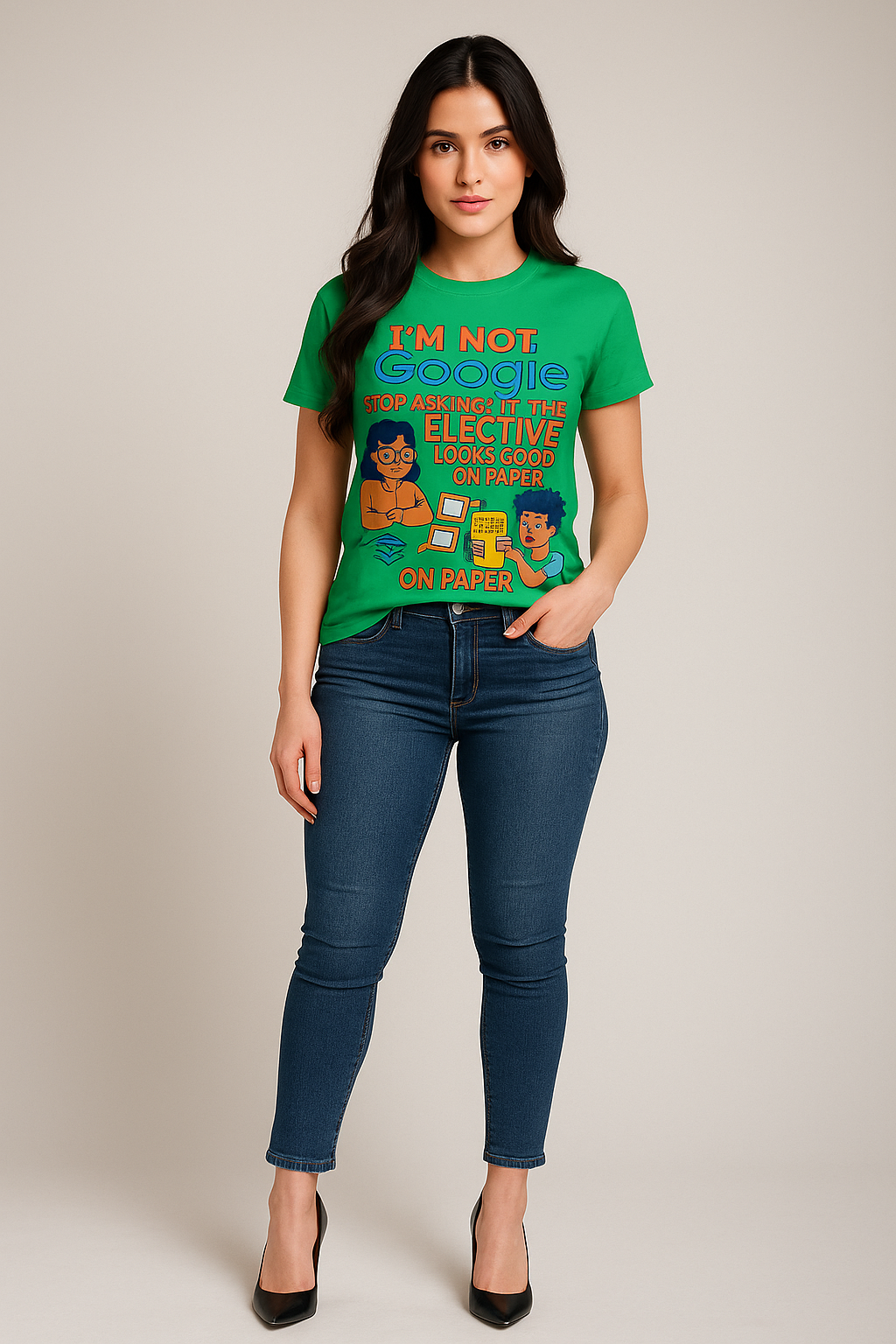 I'm Not Google Stop Asking If This Elective Looks Good On Paper Tshirt, Counselor T-shirt, Mocktops t-shirt