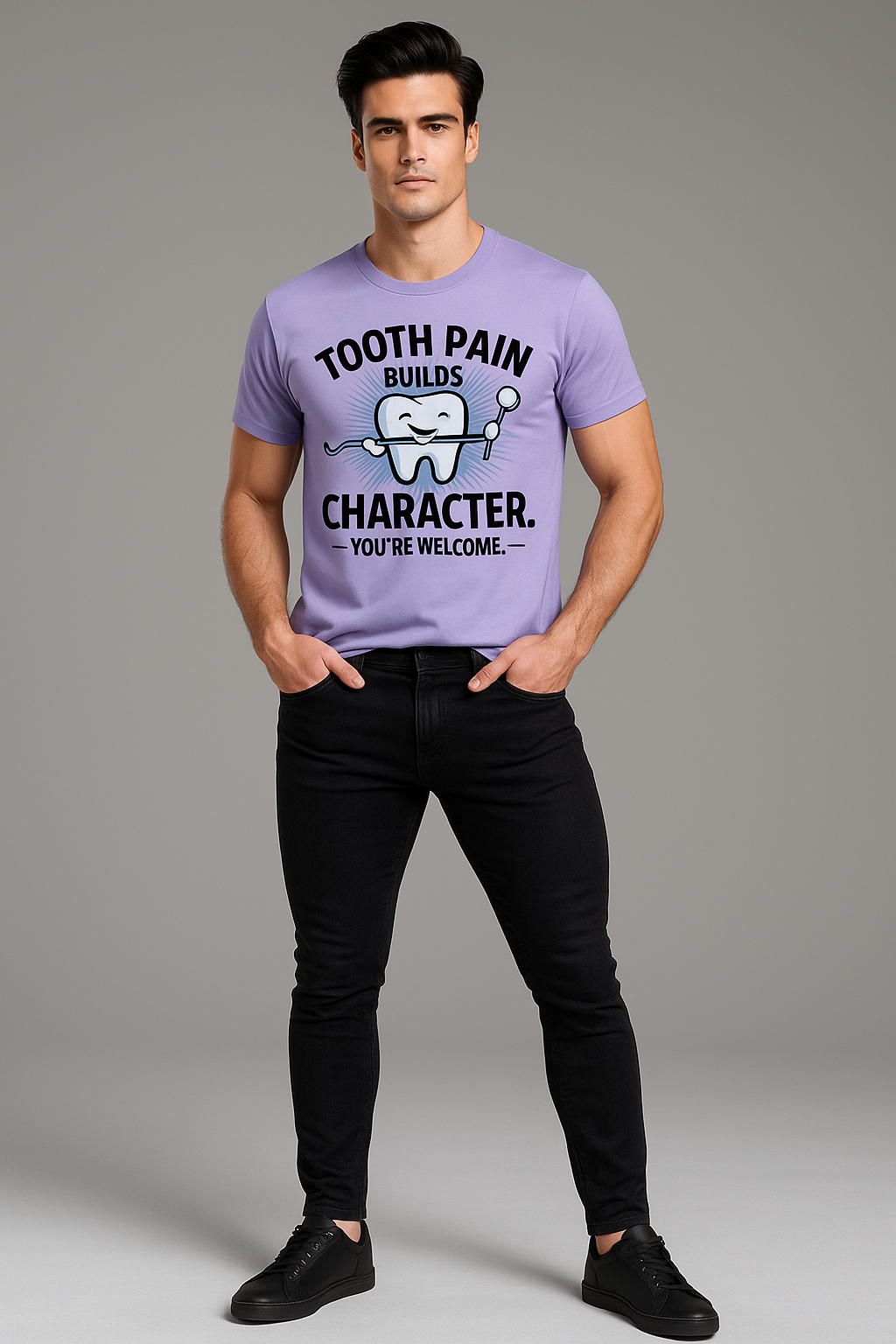 Tooth Pain Builds Character. You're Welcome - Dentist T-shirt, Mocktops t-shirt