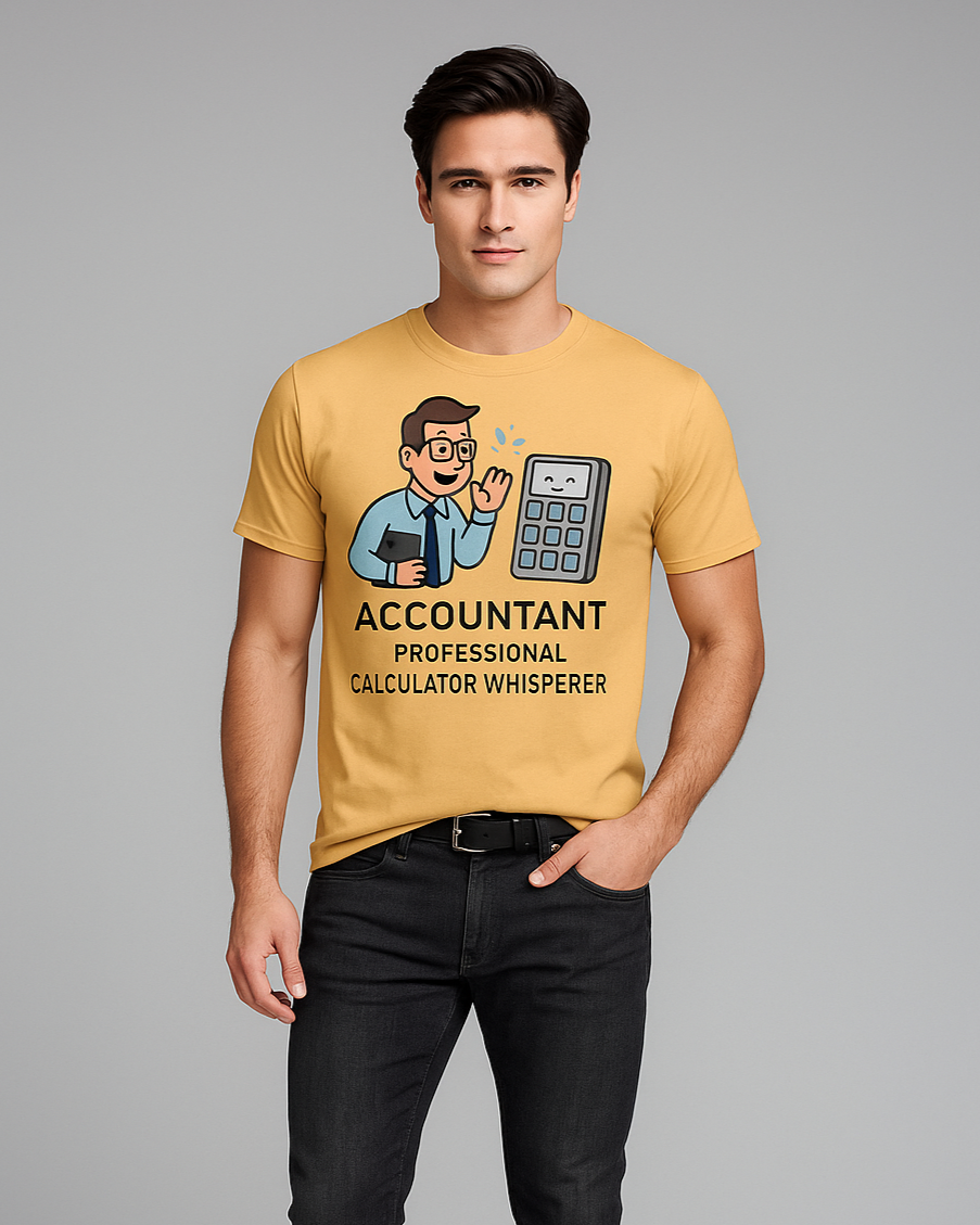 Accountant Professional Calculator Whisperer - Accountant T-shirt, Mocktops t-shirt