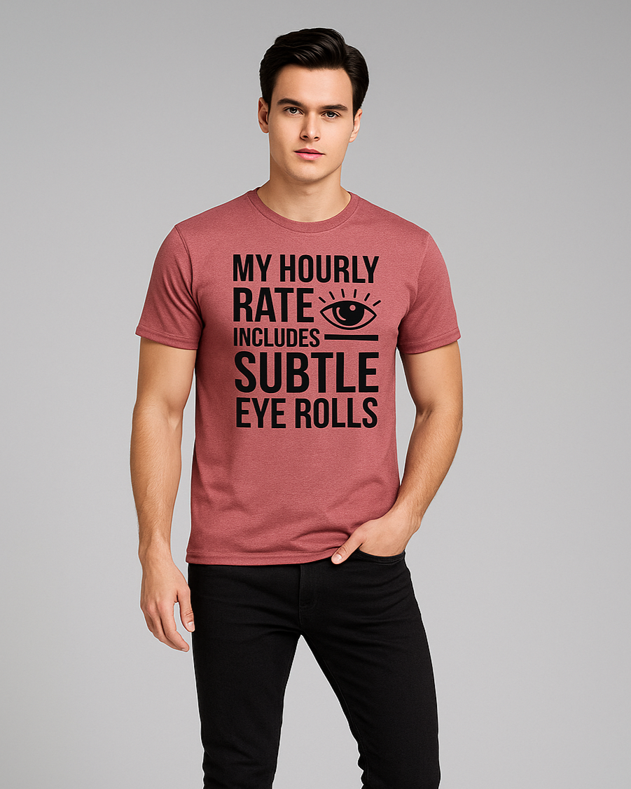 My Hourly Rate Includes Subtle Eye Rolls - Lawyer T-shirt, Mocktops t-shirt