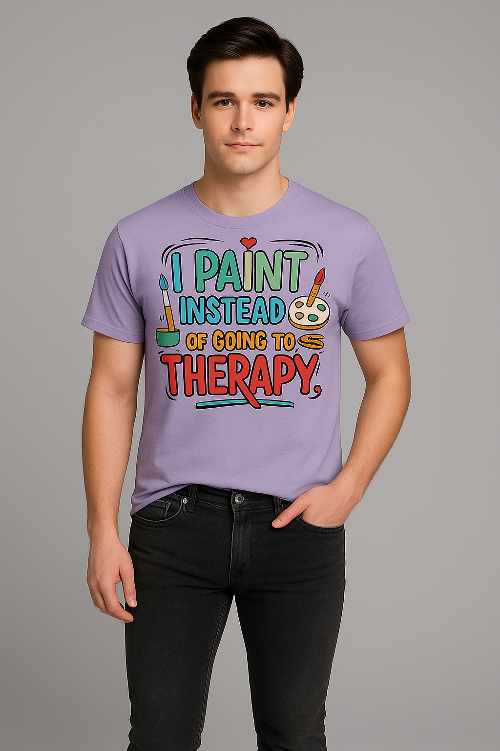 I Paint Instead Of Going To Therapy T-shirt, Art T-shirt, Mocktops T-shirt