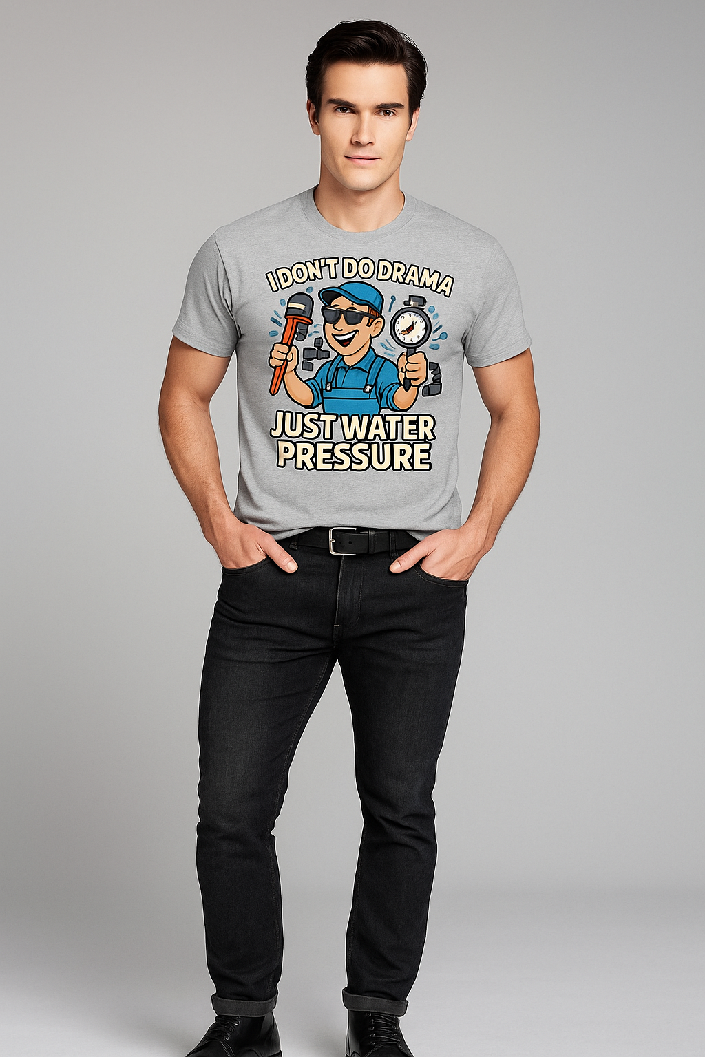 I Don't Do Drama, Just Water Pressure - Plumber T-shirt, Mocktops t-shirt