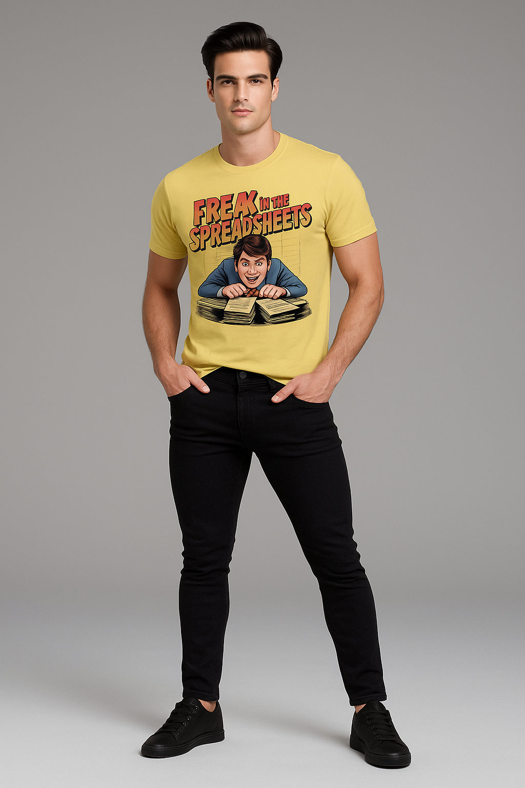 Freak In The Spreadsheets - Accountant T-shirt, Mocktops t-shirt