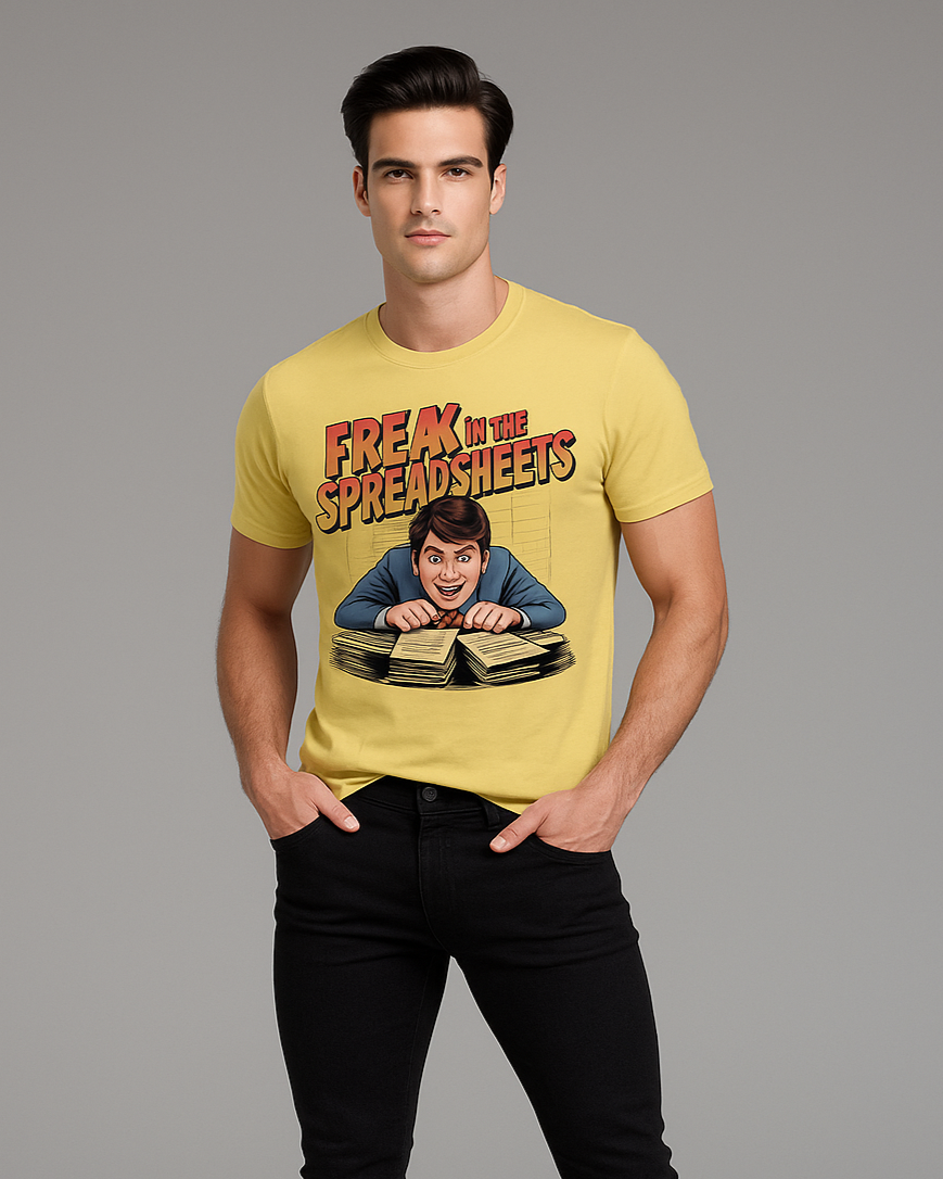 Freak In The Spreadsheets - Accountant T-shirt, Mocktops t-shirt