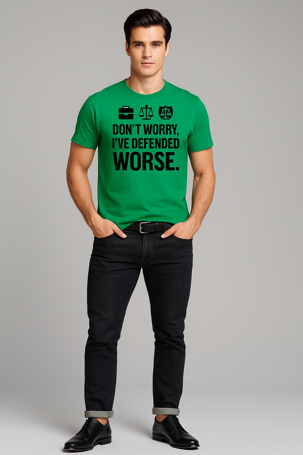 Don't Worry, I've Defended Worse - Lawyer T-shirt, Mocktops t-shirt