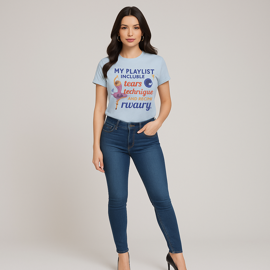 My Playlist Includes Tears, Technique And Petty Rivalry T-shirt, Funny Dancer T-shirt, Mocktops T-shirt