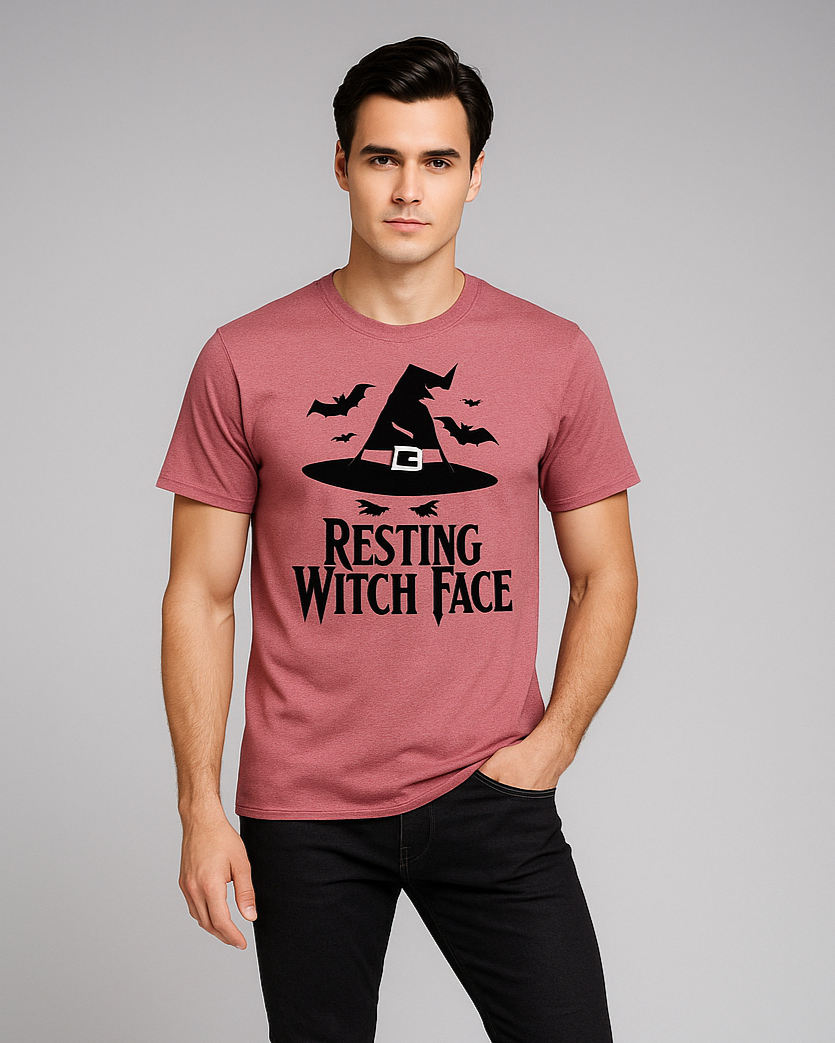Resting Witch Face - Halloween T-shirt, Mocktops t-shirt