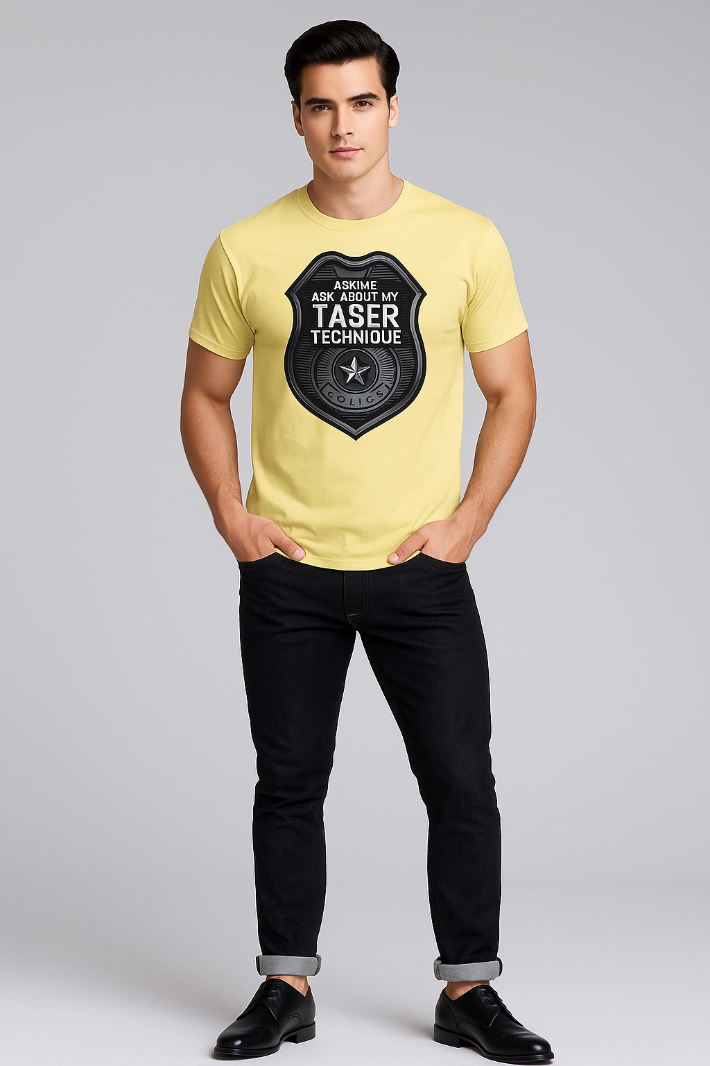 Ask Me About My Taser Technique - Police T-shirt, Mocktops t-shirt