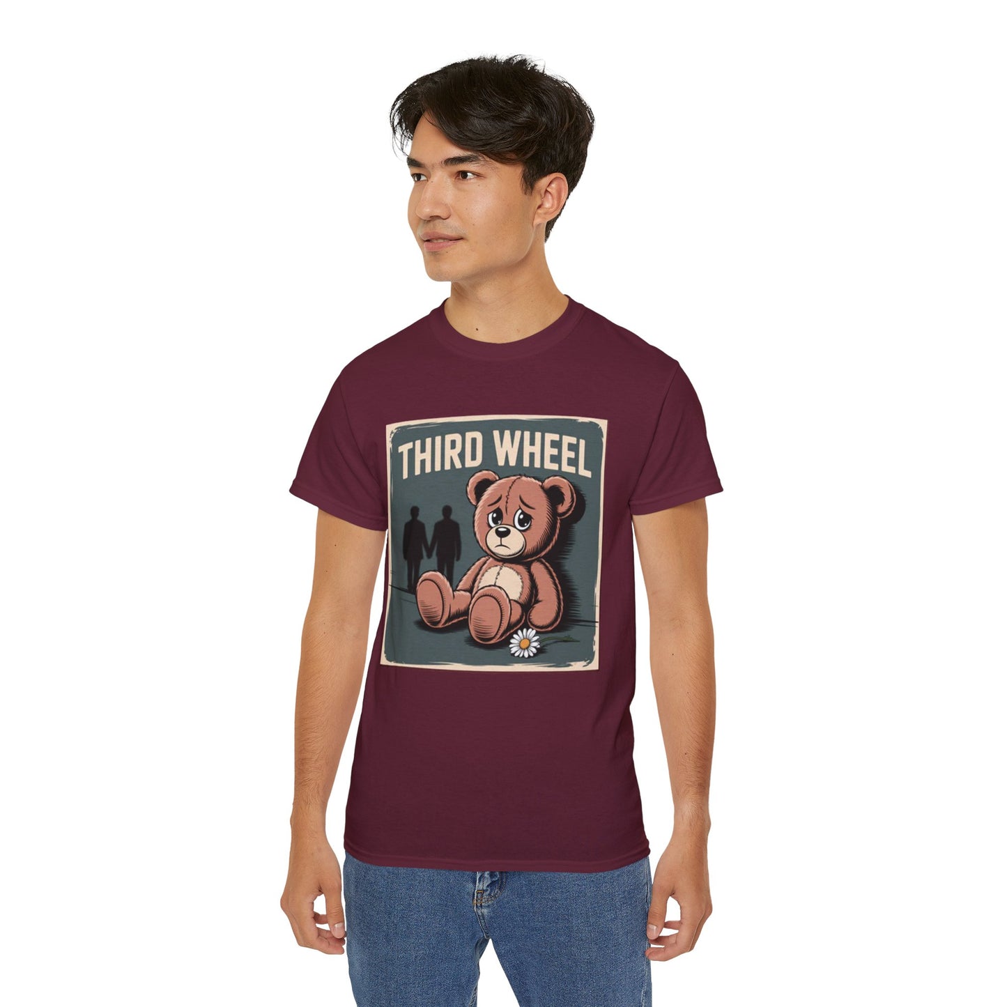 3rd Wheel T-Shirt – Funny Gildan G500 Tee for Singles & Third-Wheel Moments