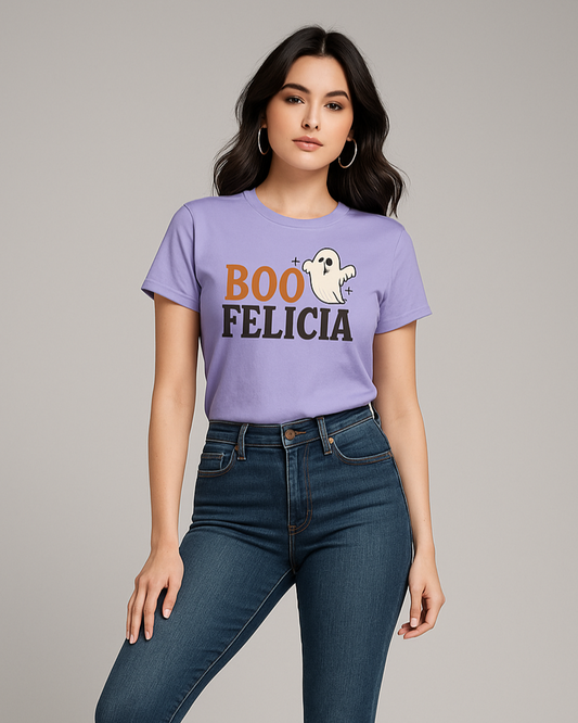 Boo, Felicia - Halloween T-shirt, Mocktops t-shirt