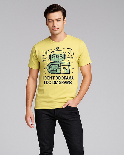 I Don't Do Drama, I Do Diagrams - Programmer/IT T-shirt, Mocktops t-shirt