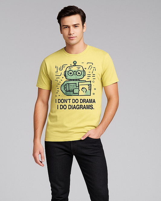 I Don't Do Drama, I Do Diagrams - Programmer/IT T-shirt, Mocktops t-shirt