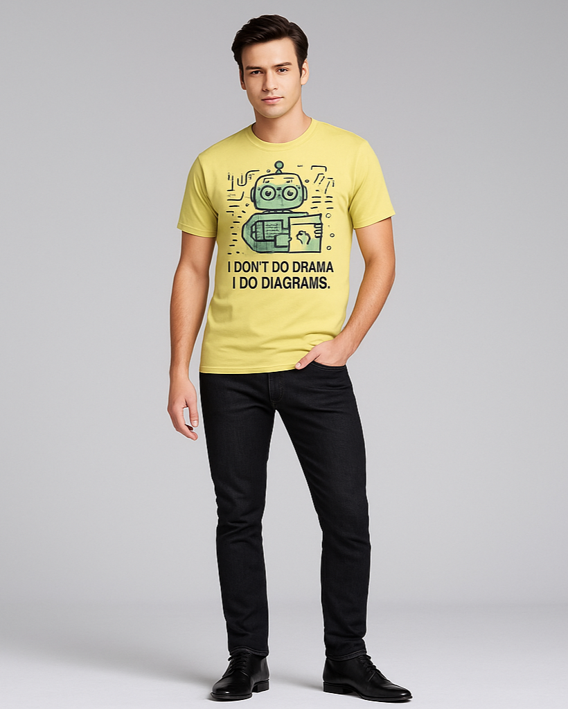 I Don't Do Drama, I Do Diagrams - Programmer/IT T-shirt, Mocktops t-shirt