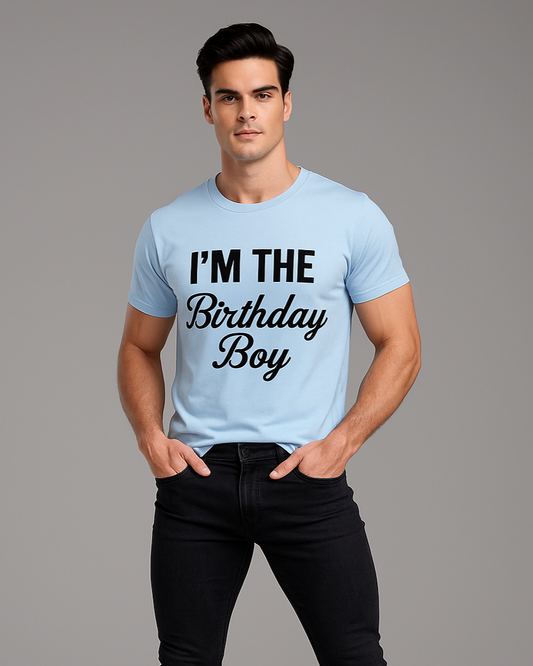 I'm The Birthday Boy - Funny T-shirt, Mocktops t-shirt