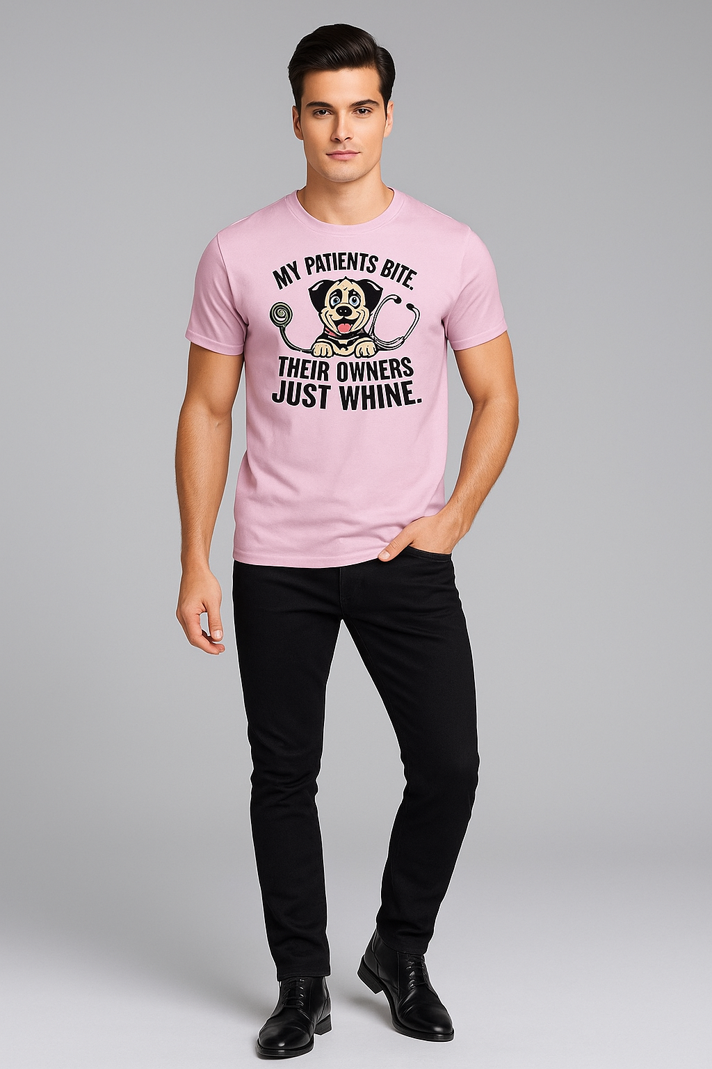 My Patients Bite. Their Owners Just Whine - Veterinarian T-shirt, Mocktops t-shirt