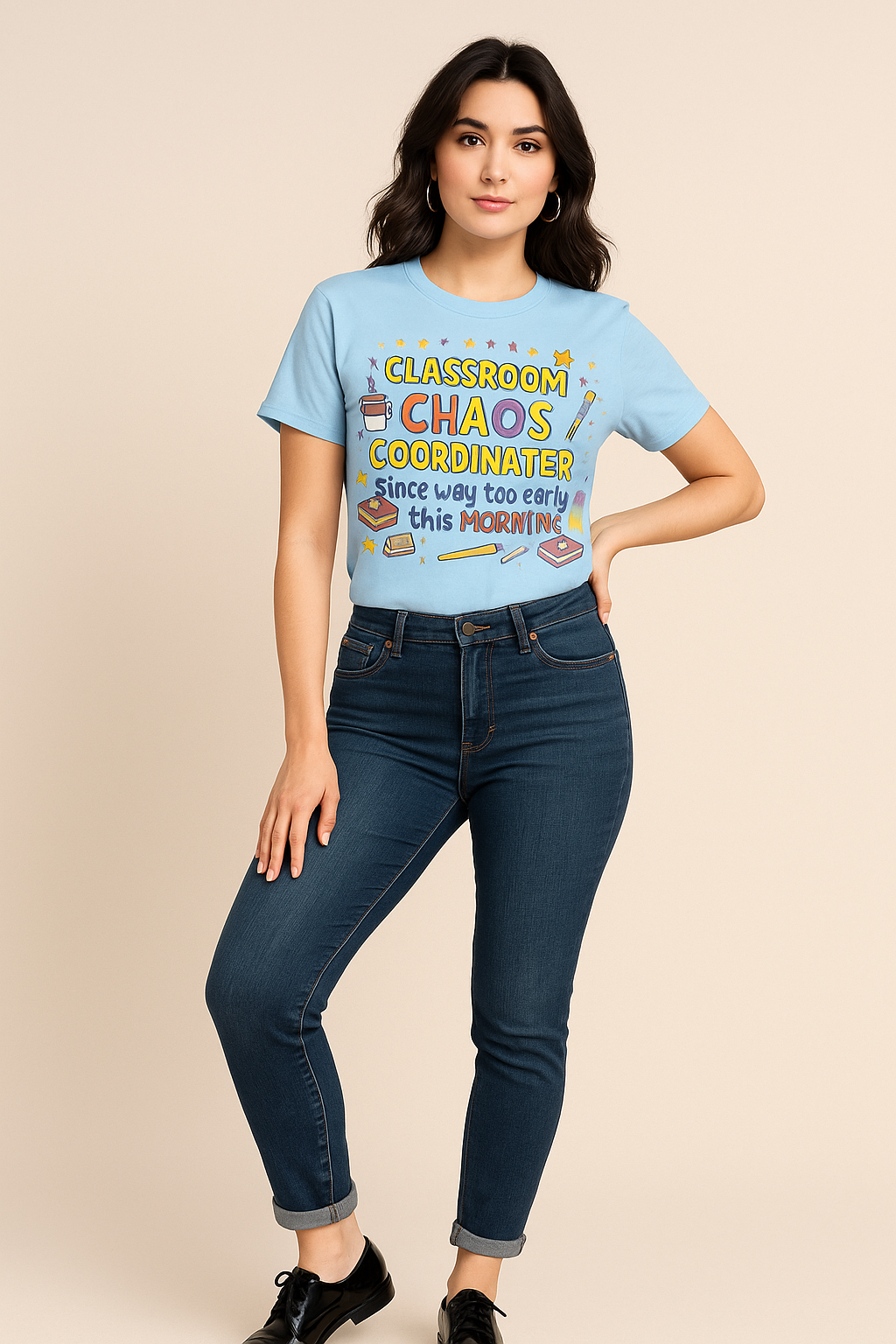 Classroom Chaos Coordinator Since Way Too Early This Morning Tshirt, Teacher T-shirt, Mocktops t-shirt