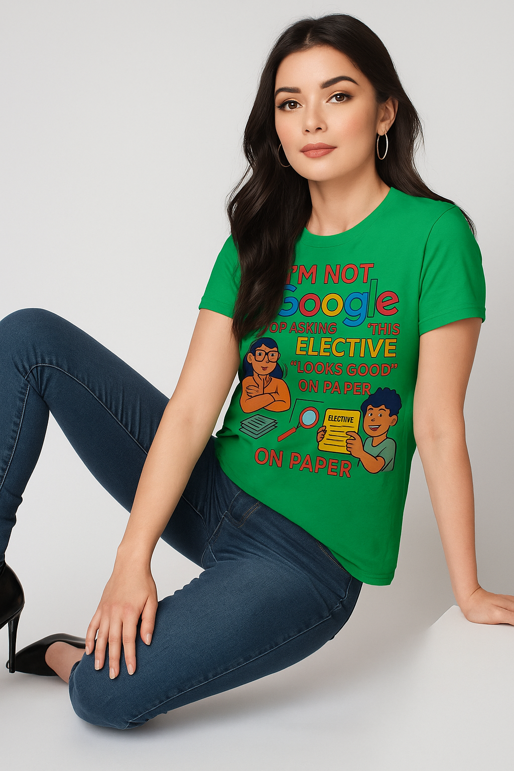 I'm Not Google Stop Asking If This Elective Looks Good On Paper Tshirt, Counselor T-shirt, Mocktops t-shirt