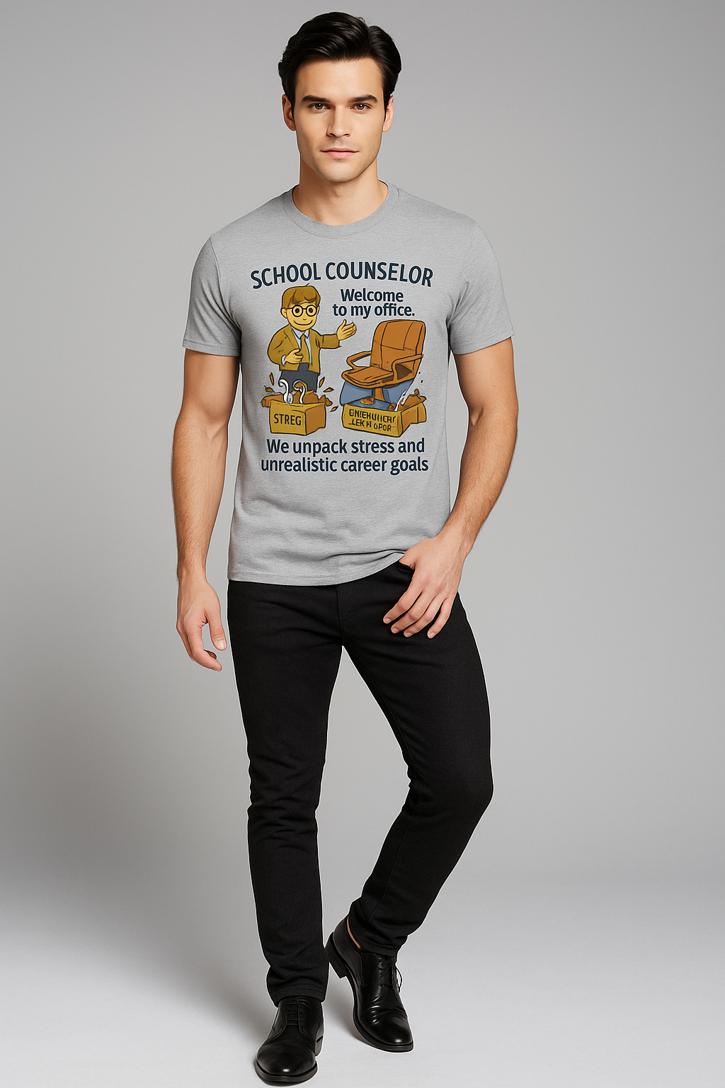 School Counselor, Welcome to my office. We unpack stress and unrealistic career goals Tshirt, Counselor T-shirt, Mocktops t-shirt