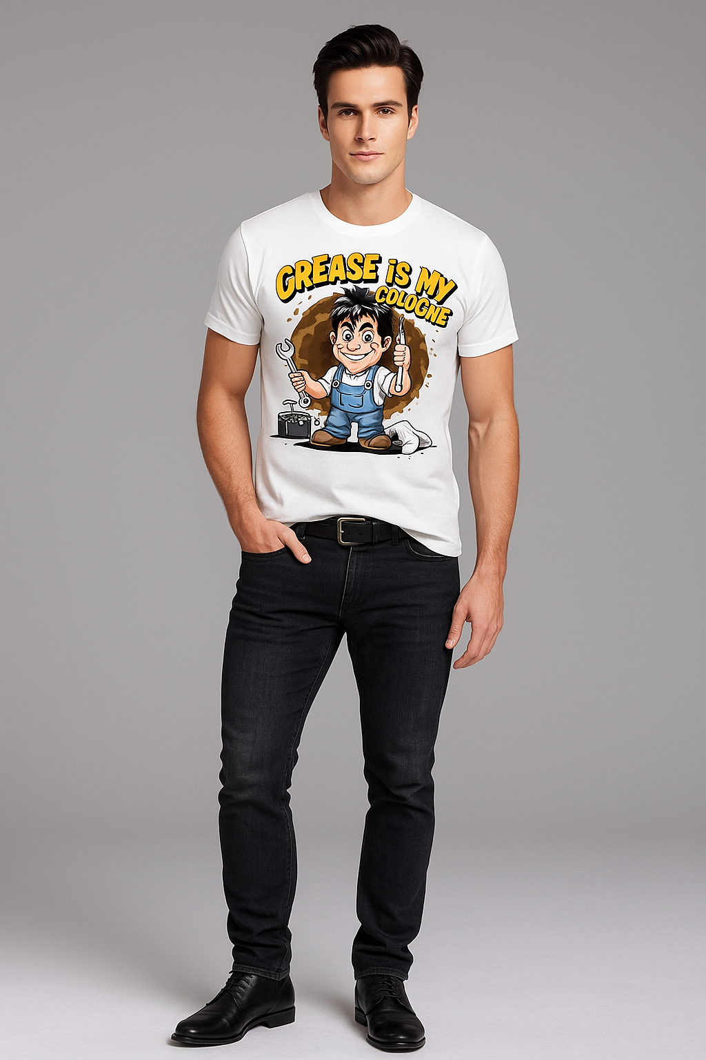 Grease Is My Cologne - Mechanic T-shirt, Mocktops t-shirt