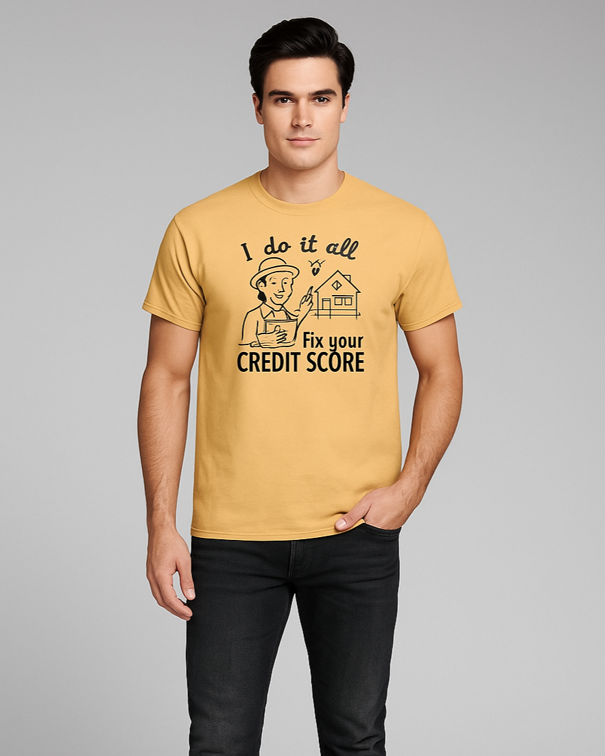 I Do It All Except Fix Your Credit Score - Real Estate Agent T-shirt, Mocktops t-shirt