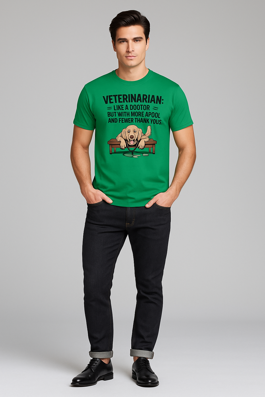 Veterinarian: Like A Doctor, But With More Drool And Fewer Thank Yous - Veterinarian T-shirt, Mocktops t-shirt