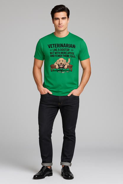 Veterinarian: Like A Doctor, But With More Drool And Fewer Thank Yous - Veterinarian T-shirt, Mocktops t-shirt