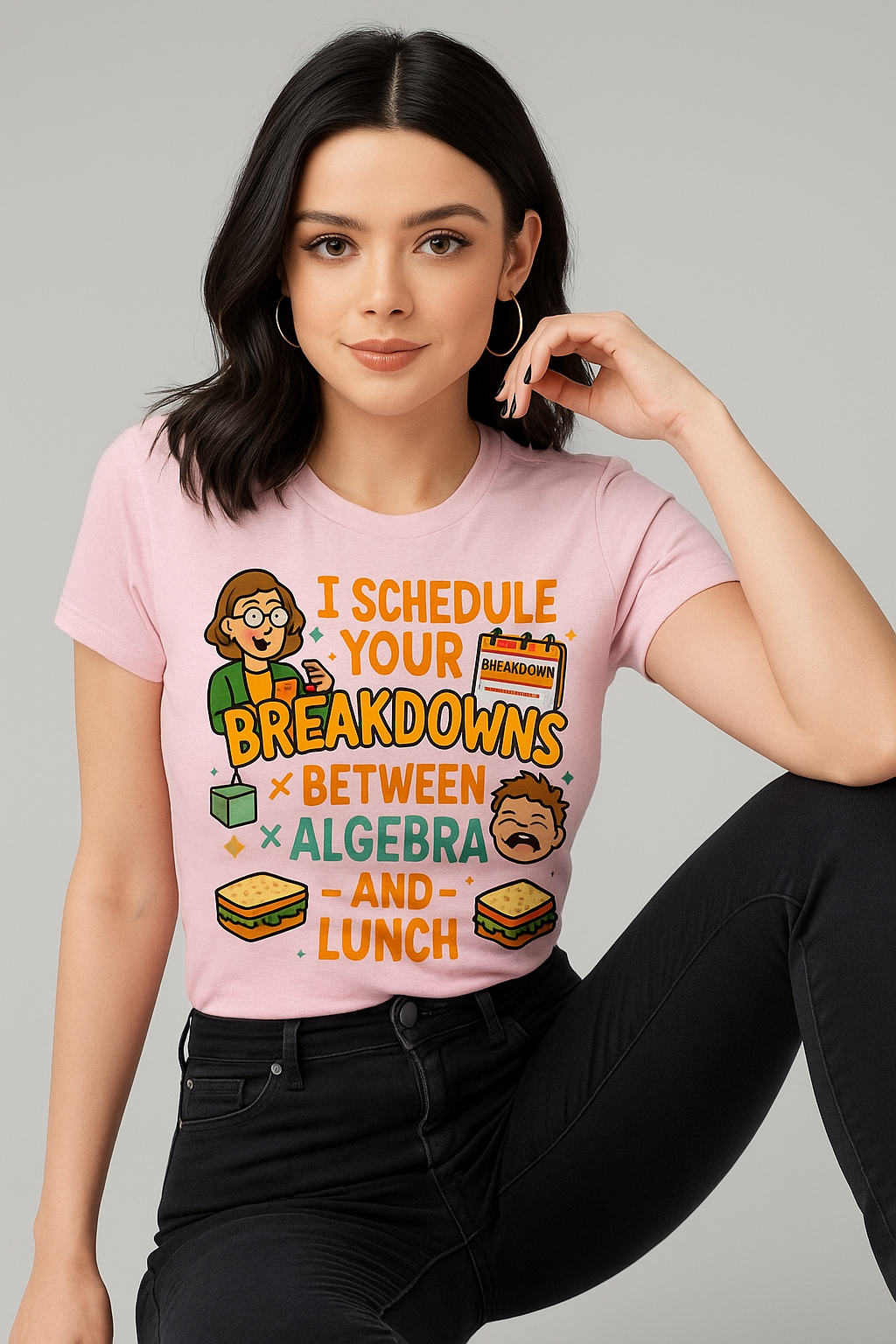 I Schedule Your Breakdowns Between Algebra and Lunch Tshirt, Counselor T-shirt, Mocktops t-shirt
