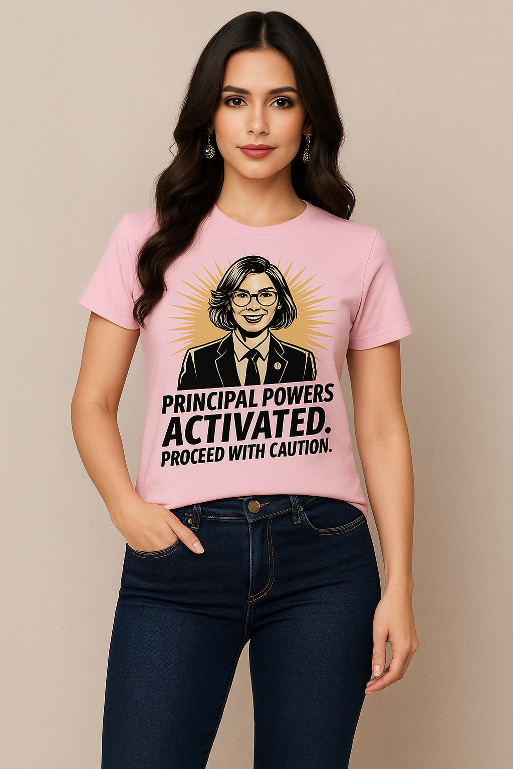 Principal Powers Activated. Proceed With Caution Tshirt, Principal T-shirt, Mocktops t-shirt