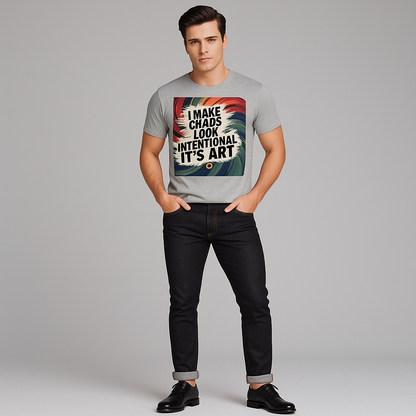 I Make Chaos Look Intentional. It's Art. T-shirt, Art T-shirt, Mocktops T-shirt