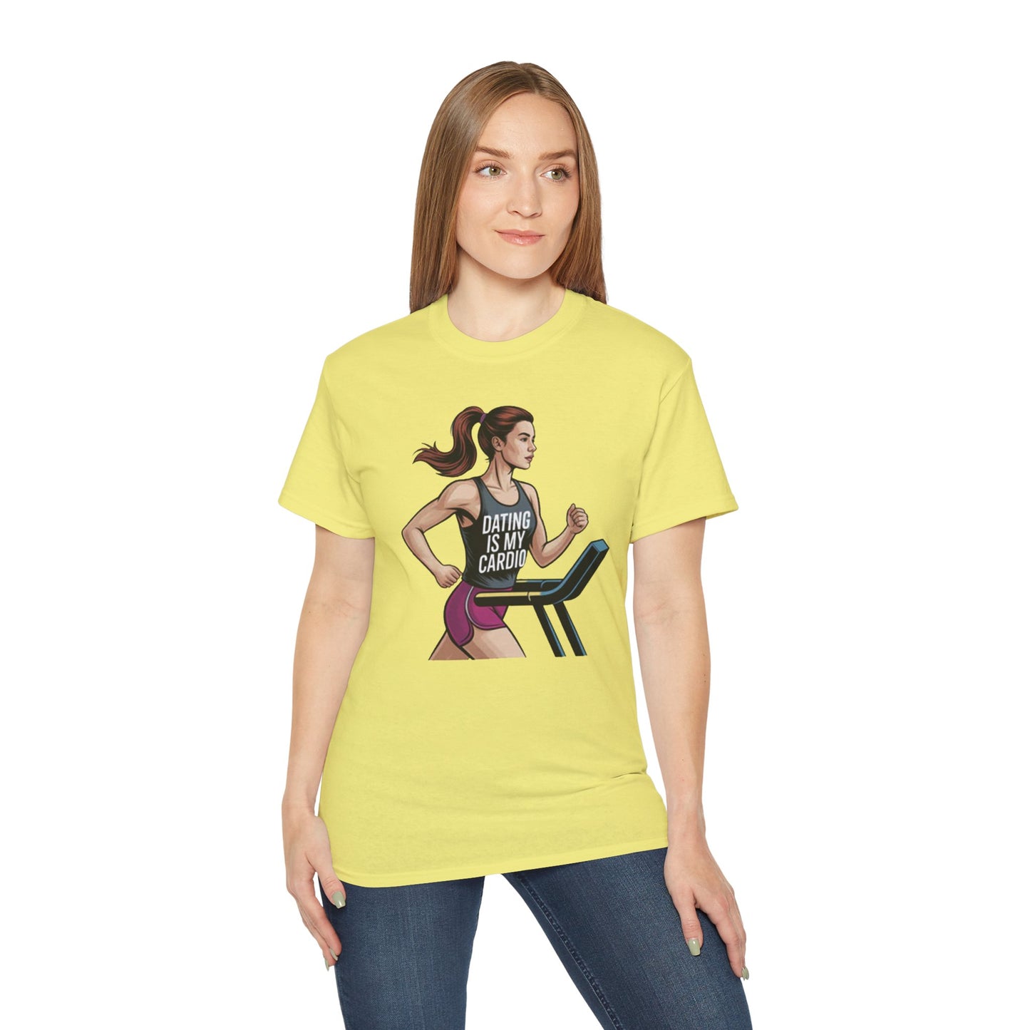 Dating Is My Cardio T-Shirt for Her - Funny Relationship Workout Tee