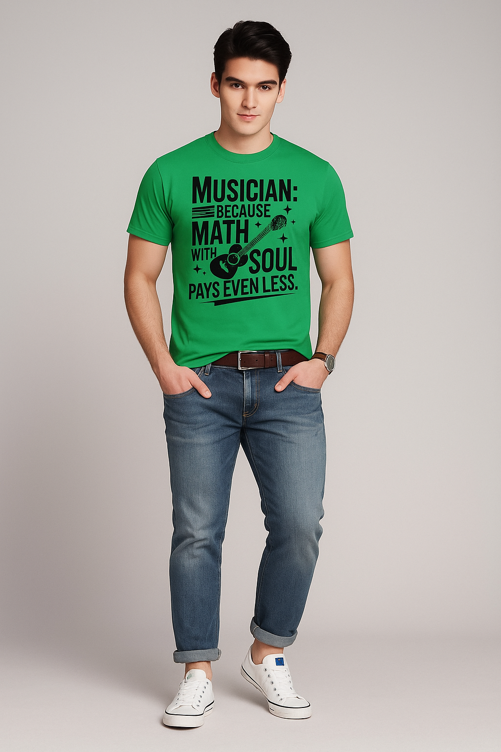 Musician: Math With Soul T-shirt, Funny Musician T-shirt, Mocktops T-shirt