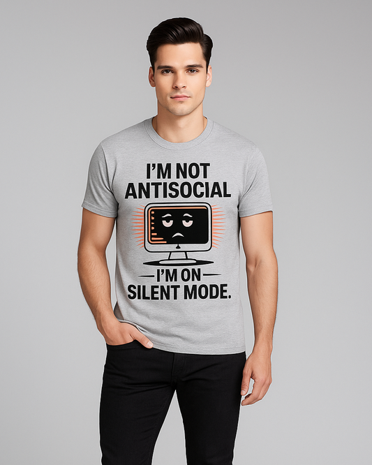 I'm Not Antisocial, I'm On Silent Mode - Programmer/IT T-shirt, Mocktops t-shirt