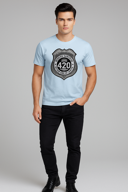 Serving Sarcasm with a Side of Justice - Police T-shirt, Mocktops t-shirt