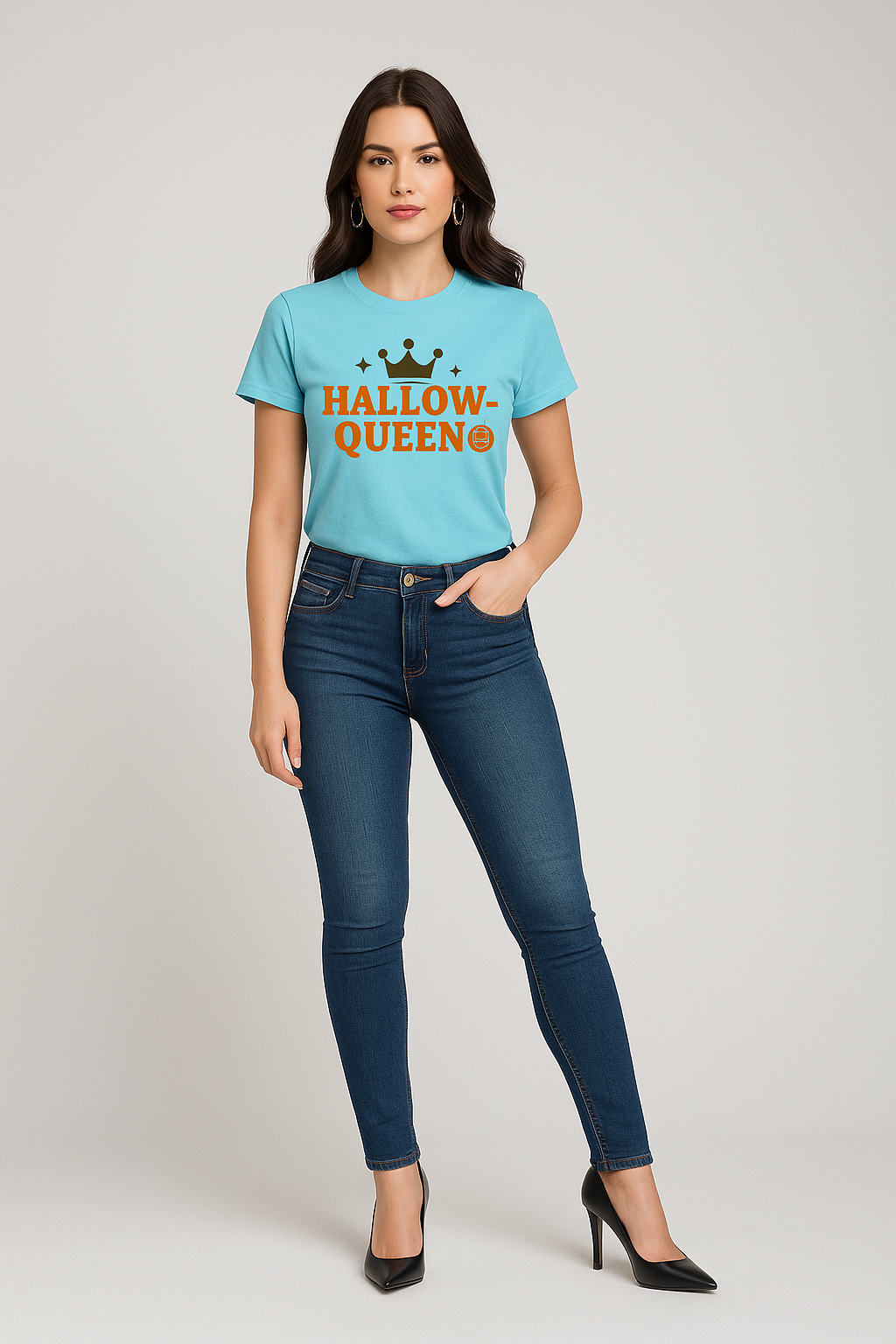Hallow-Queen - Halloween T-shirt, Mocktops t-shirt