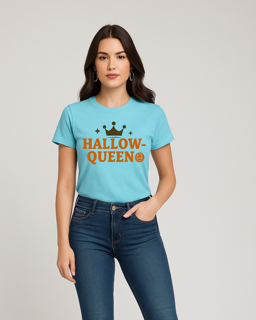 Hallow-Queen - Halloween T-shirt, Mocktops t-shirt
