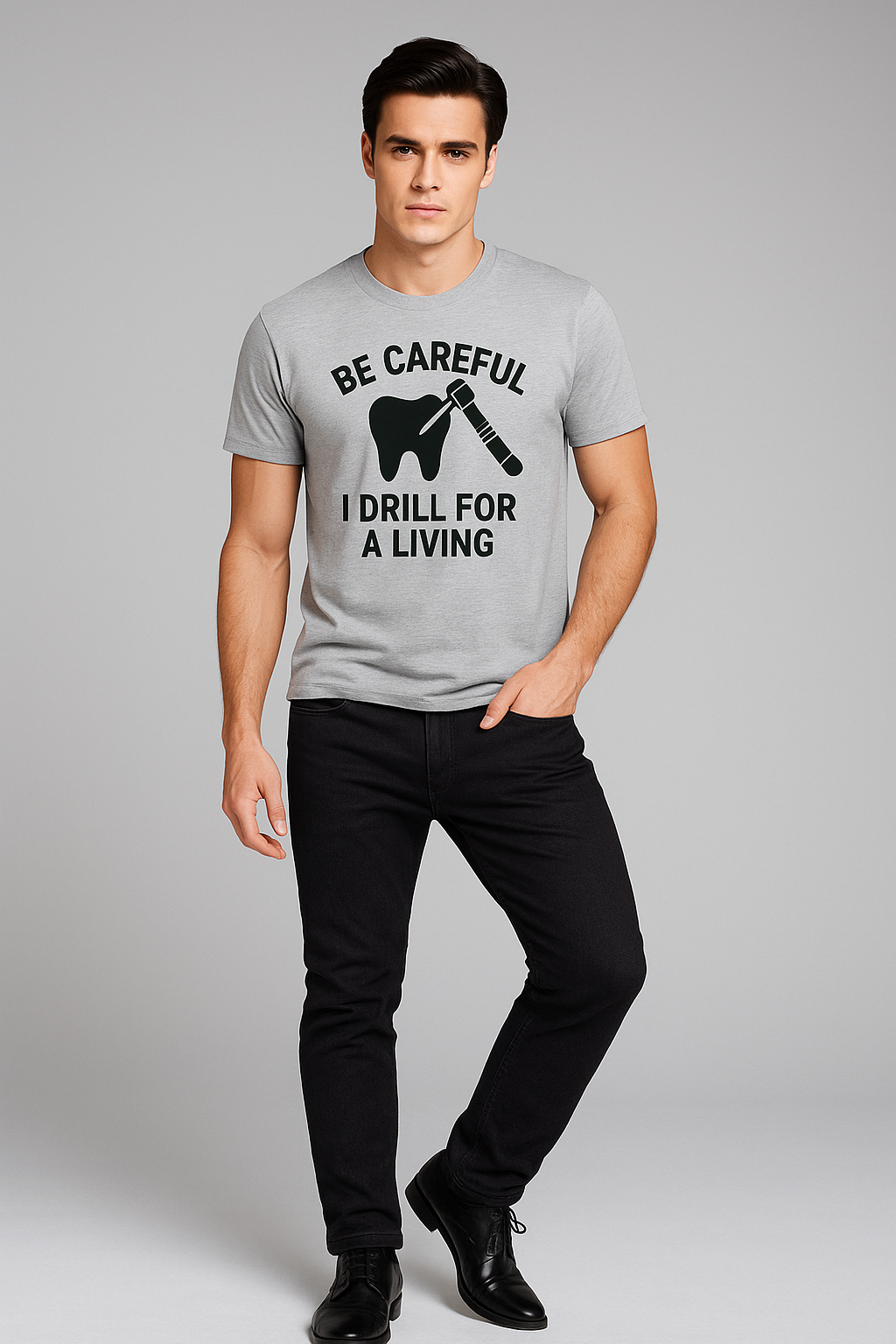 Be Careful I Drill for a Living - Dentist T-shirt, Mocktops t-shirt
