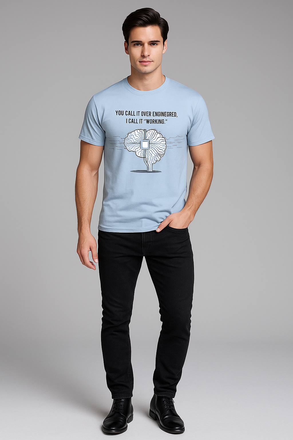 You Call It Over-Engineered, I Call It "Working" - Programmer/IT T-shirt, Mocktops t-shirt