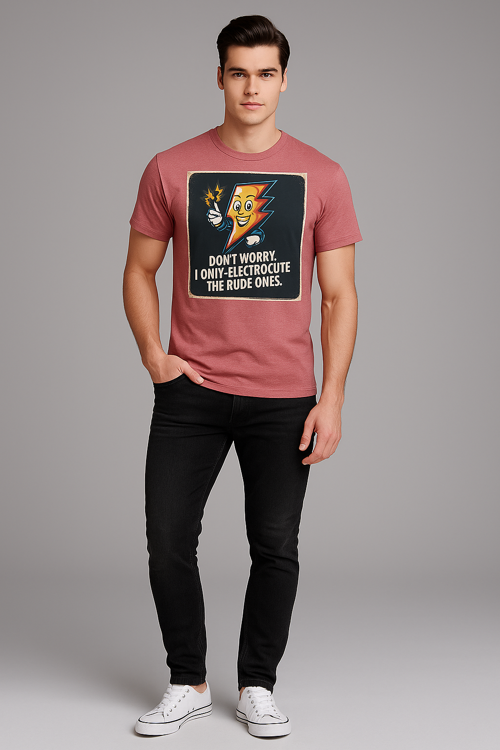Don't Worry, I Only Electrocute The Rude Ones - Electrician T-shirt, Mocktops t-shirt