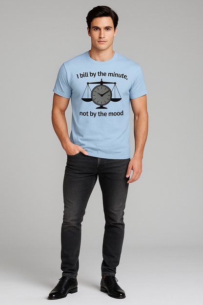 I Bill By the Minute, Not by the Mood - Lawyer T-shirt, Mocktops t-shirt