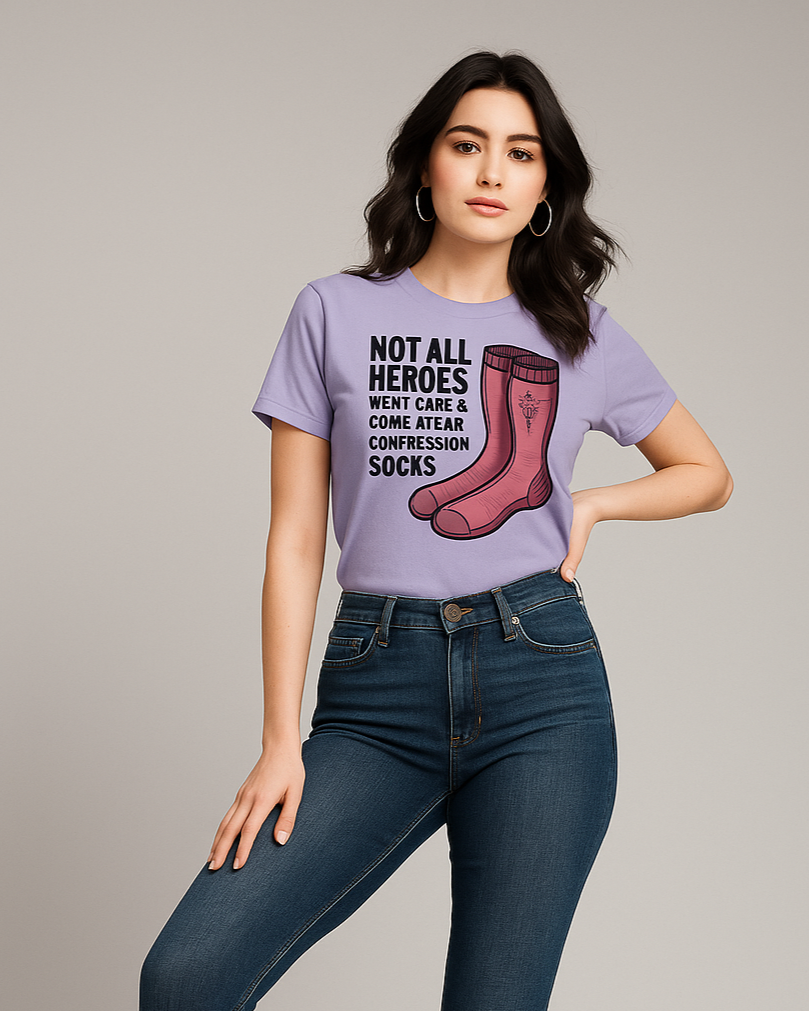 Not All Heroes Wear Capes. Some Wear Compression Socks - Nurse T-shirt, Mocktops t-shirt
