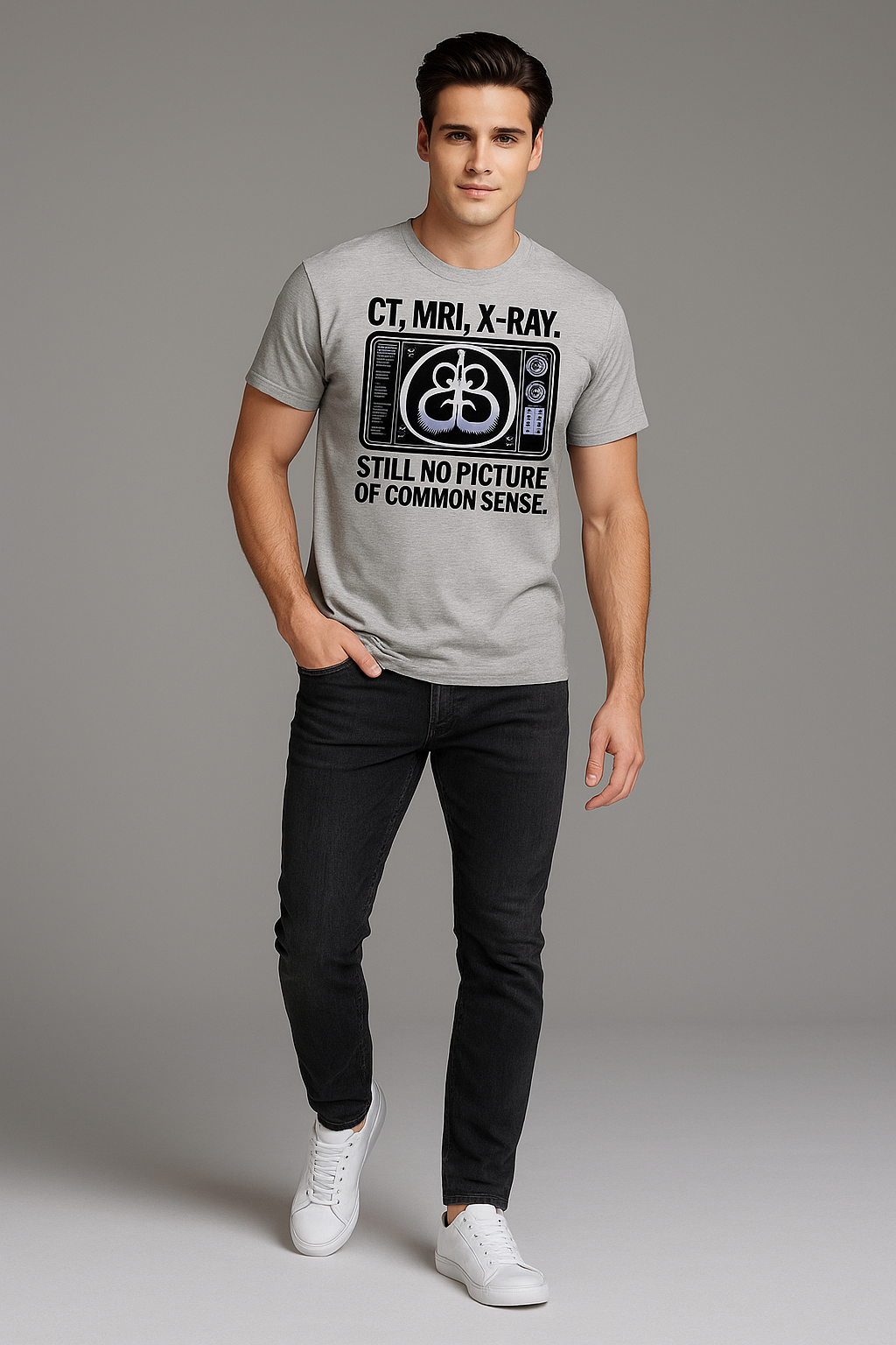 CT, MRI, X-Ray. Still No Picture of Common Sense - Radiologist T-shirt, Mocktops t-shirt