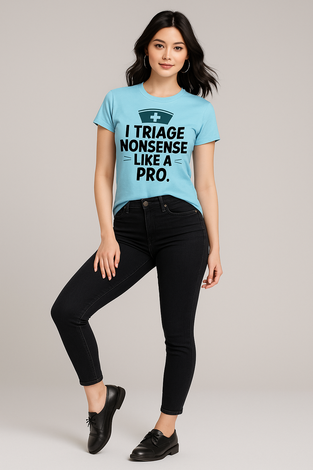 I Triage Nonsense Like a Pro - Nurse T-shirt, Mocktops t-shirt