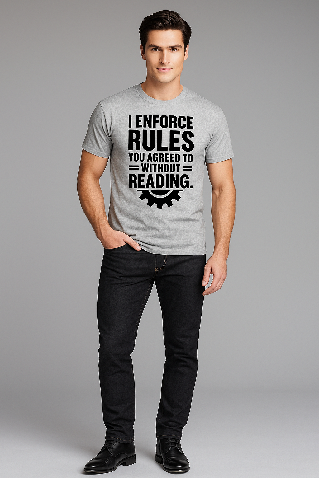I Enforce Rules You Agreed to Without Reading - HR/Corporate T-shirt, Mocktops t-shirt