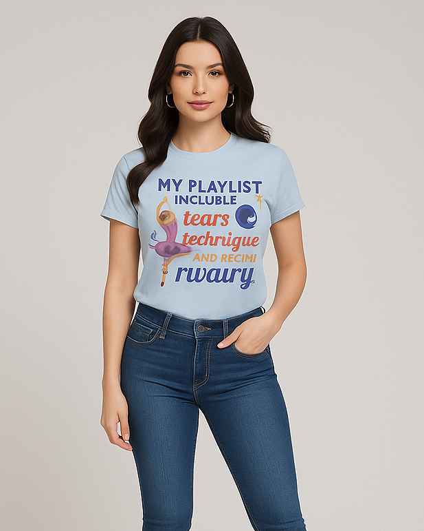 My Playlist Includes Tears, Technique And Petty Rivalry T-shirt, Funny Dancer T-shirt, Mocktops T-shirt
