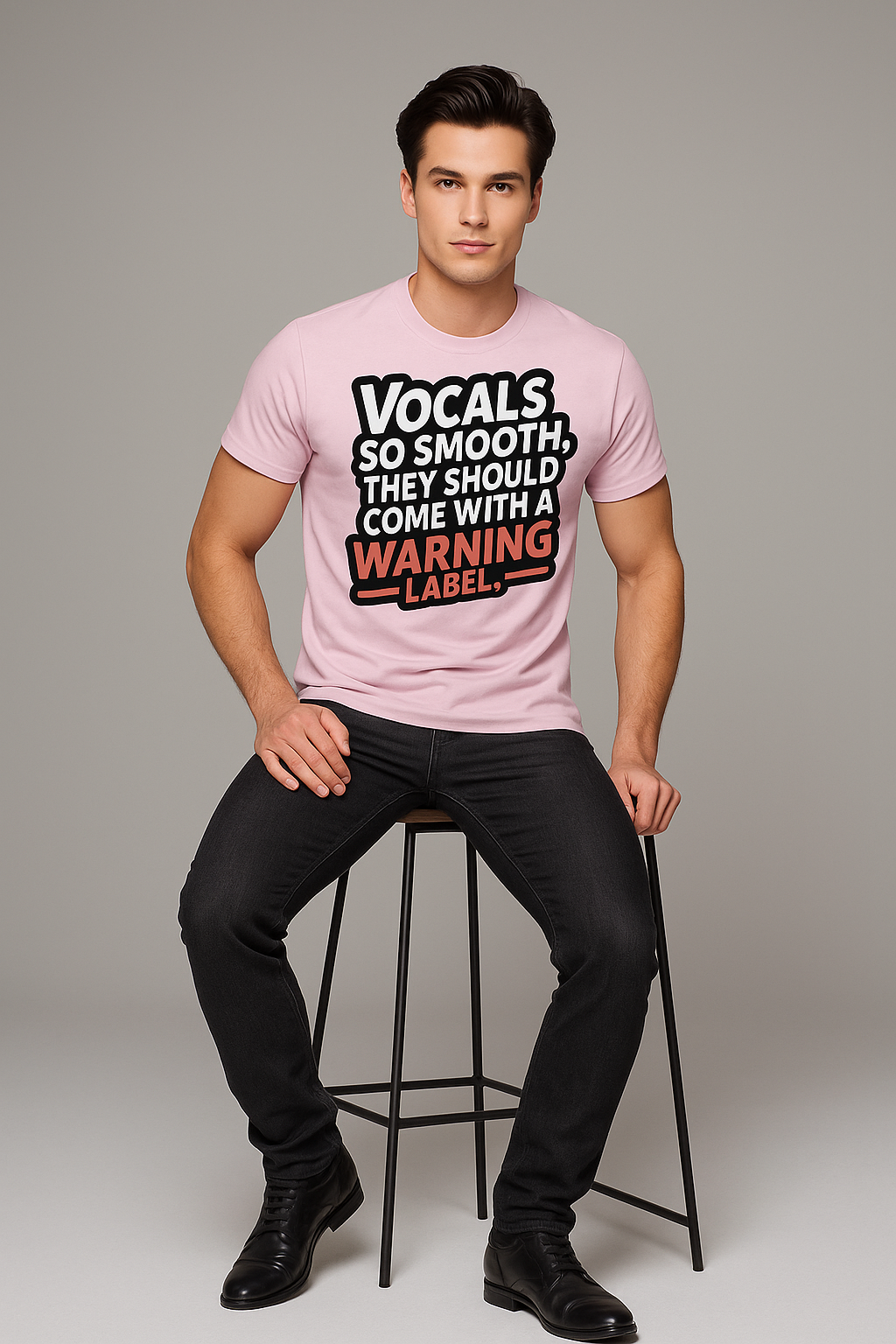 Vocals So Smooth, They Should Come With a Warning Label Tshirt, Singer T-shirt, Mocktops t-shirt