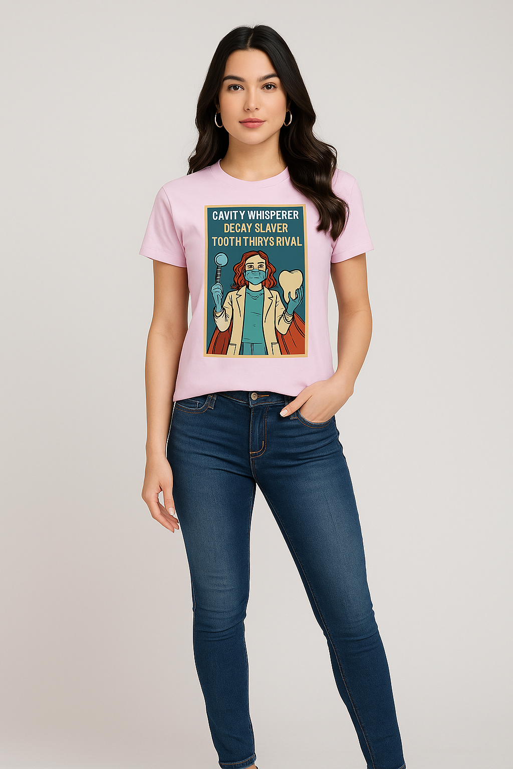 Cavity Whisperer Decay Slayer Tooth Fairy's Rival - Dentist T-shirt, Mocktops t-shirt