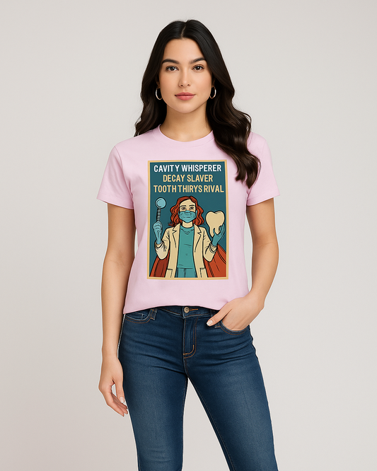 Cavity Whisperer Decay Slayer Tooth Fairy's Rival - Dentist T-shirt, Mocktops t-shirt